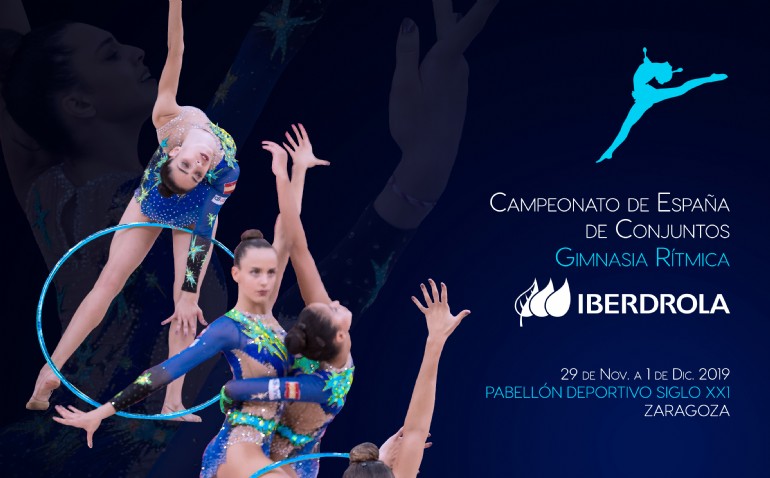 Más de mil gimnastas se dan cita en Zaragoza para disputar el Campeonato de España de rítmica