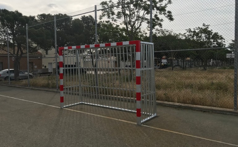 Nuevas porterías antivandálicas en San Gregorio