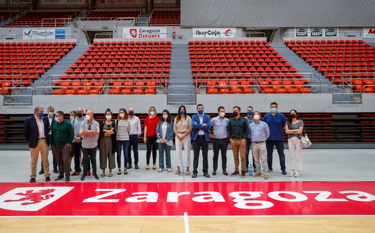 Responsables de grandes pabellones de España se reúnen en Zaragoza para conocer las innovaciones del «Príncipe Felipe»