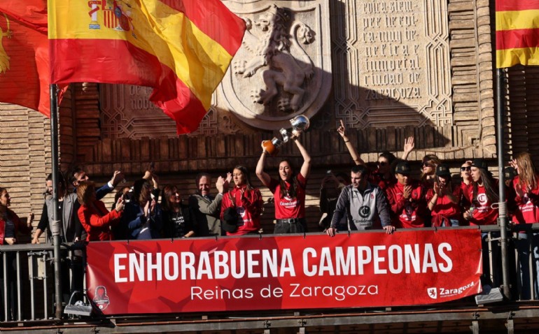 Las jugadoras del Casademont Zaragoza serán las pregoneras de las Fiestas del Pilar 2023