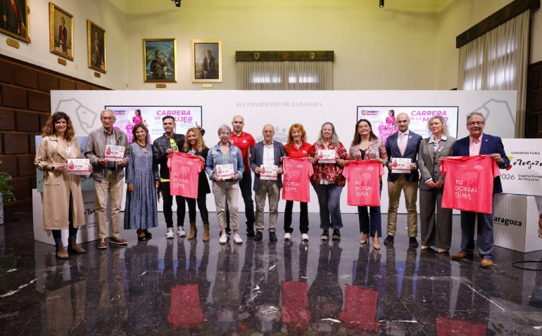 Zaragoza se tiñe de rosa este domingo en la Carrera de la Mujer, con los 13.000 dorsales agotados