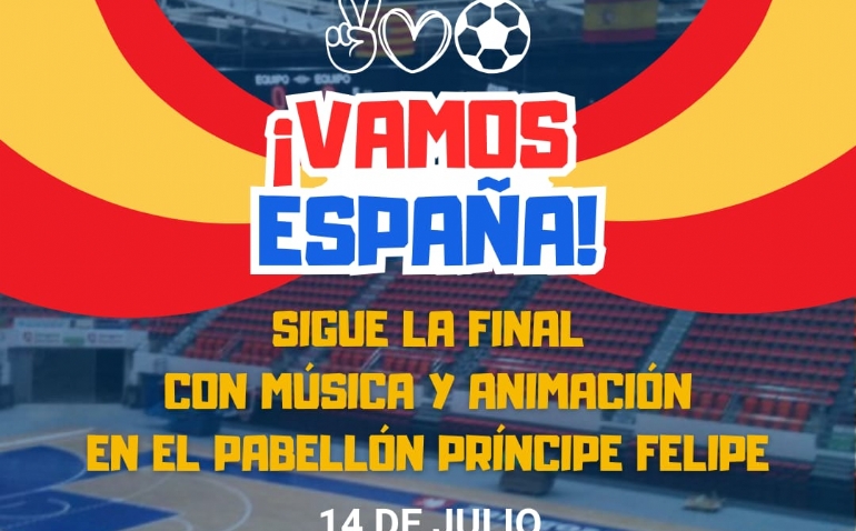 El Ayuntamiento de Zaragoza abrirá el pabellón Príncipe Felipe para seguir la final de la Eurocopa en pantalla gigante
