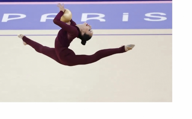 La gimnasta aragonesa Alba Bautista se queda fuera de la final olímpica de rítmica