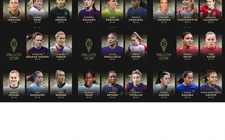 El Barcelona acapara las nominaciones al Balón de Oro