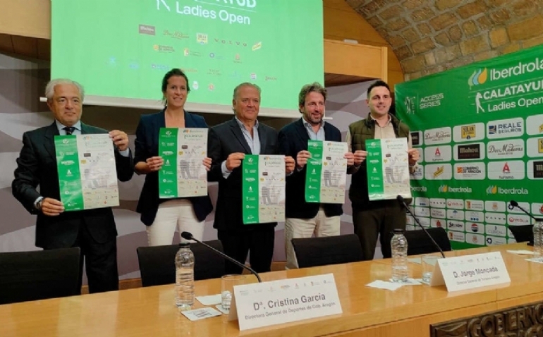 Hasta 108 deportistas participarán en el III torneo internacional de golf Ladies Open de Calatayud
