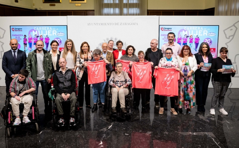 Zaragoza se tiñe de rosa este domingo en la Carrera de la Mujer, con los 14.000 dorsales agotados, mil más que el año pasado