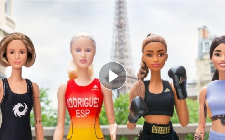 Lanzan una nueva línea de muñecas Barbie inspiradas en deportistas de élite