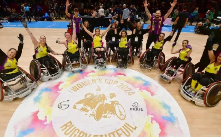 Las 'Felinas' finalizan quintas en la Copa del Mundo de rugby en silla de ruedas de París