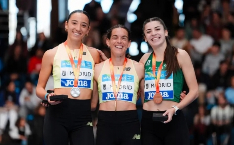 El bronce de Mireya Arnedillo en los 1.500 metros redondea la actuación de Aragón
