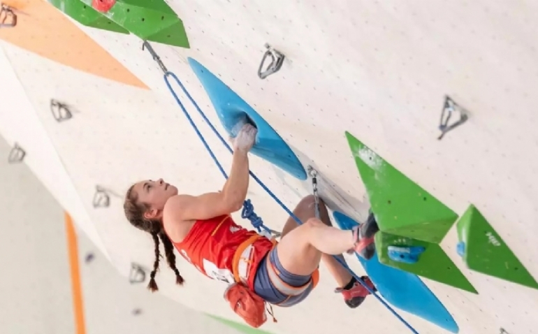 Iziar Martínez: la emoción de escalar en Madrid en una Copa del Mundo