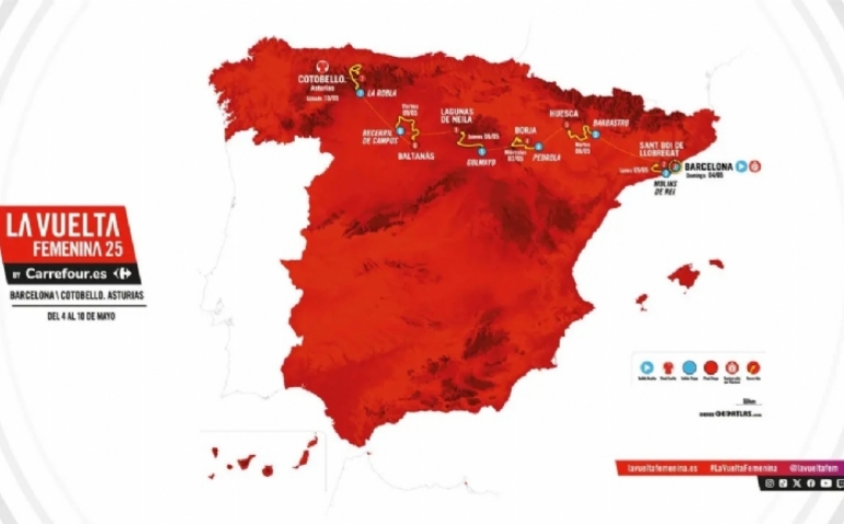 La Vuelta Ciclista a España Femenina tendrá dos etapas en Aragón este año