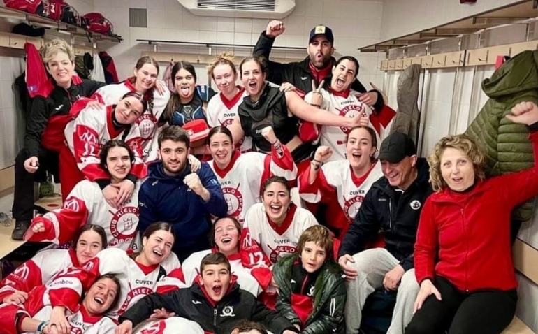 El Club Hielo Jaca femenino jugará la Final Four de la Copa de la Reina