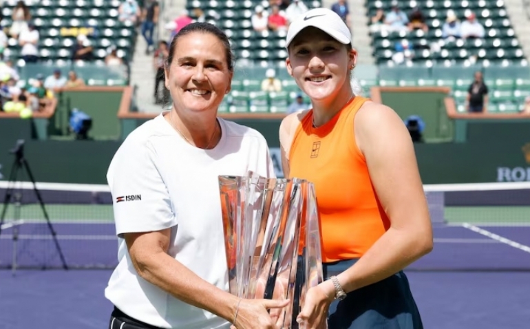 El tenis tiene nueva estrella: Andreeva gana Indian Wells
