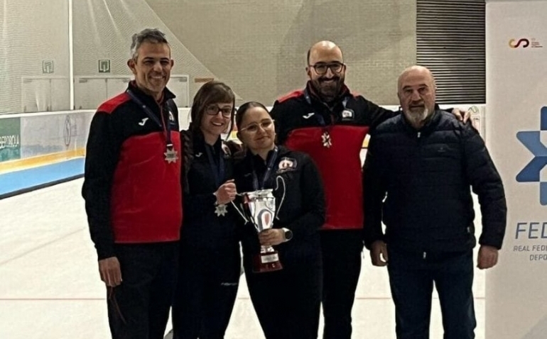 El Curling Club Hielo Jaca, subcampeón de España en la modalidad mixta