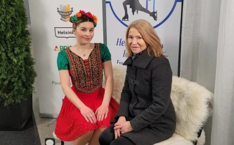 La patinadora aragonesa Ángela Martín-Mora cierra en Helsinki una temporada imborrable