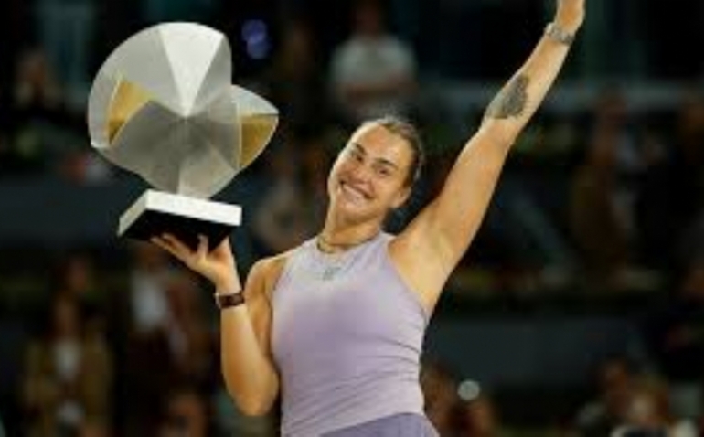 Sabalenka marca territorio en Madrid y gana su tercer titulo