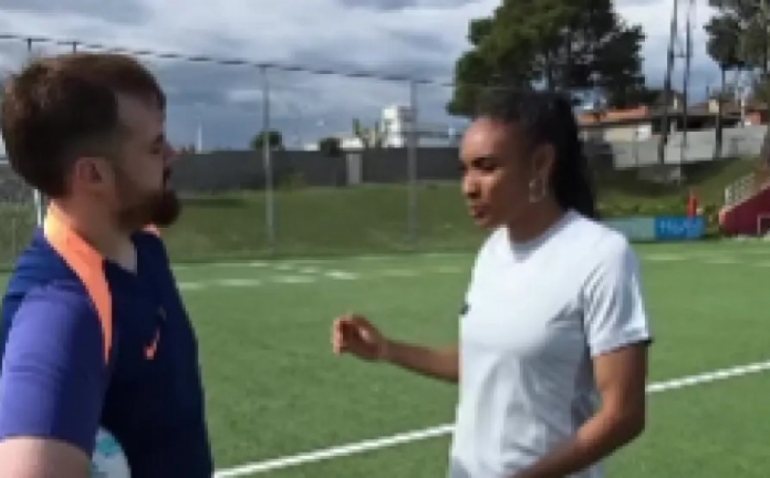 Salma Paralluelo le enseña sus 'trucos' a Ibai Llanos: 