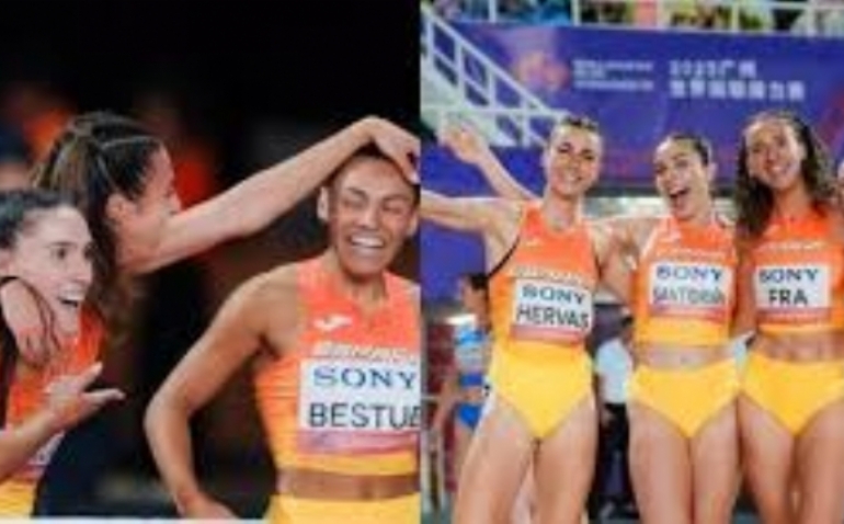 Los relevos españoles femeninos del 4x100 y 4x400 metros se clasifican para el Mundial
