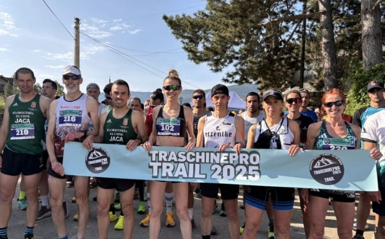 Lorena Plano y Alberto Lasobras reinan en una espectacular VIII Traschinepro Trail