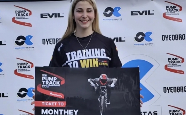 La aragonesa Ruth Abad logra el billete para el Mundial de pumptrack