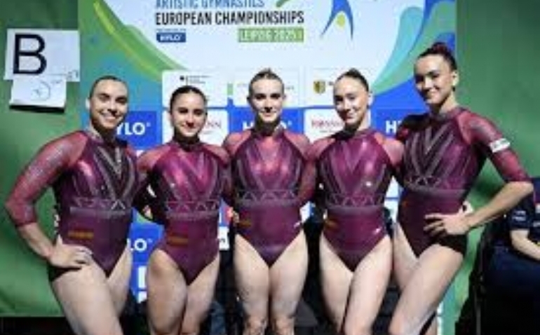 España termina novena por equipos en el Europeo de gimnasia artística