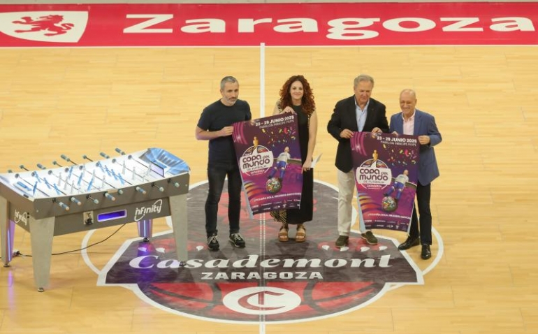 El Pabellón Príncipe Felipe se prepara para acoger el Mundial de Futbolín, en el que competirán 1.123 jugadores de 42 países