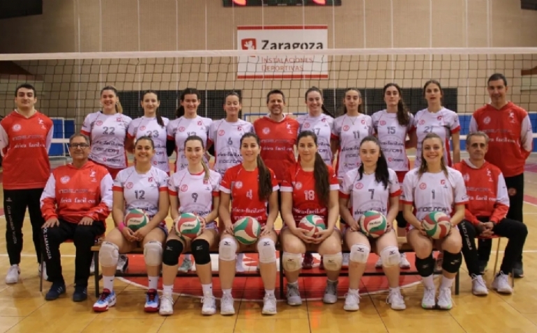 El Club Voleibol Zaragoza hace historia y se convierte en el primer equipo femenino aragonés en Superliga 2