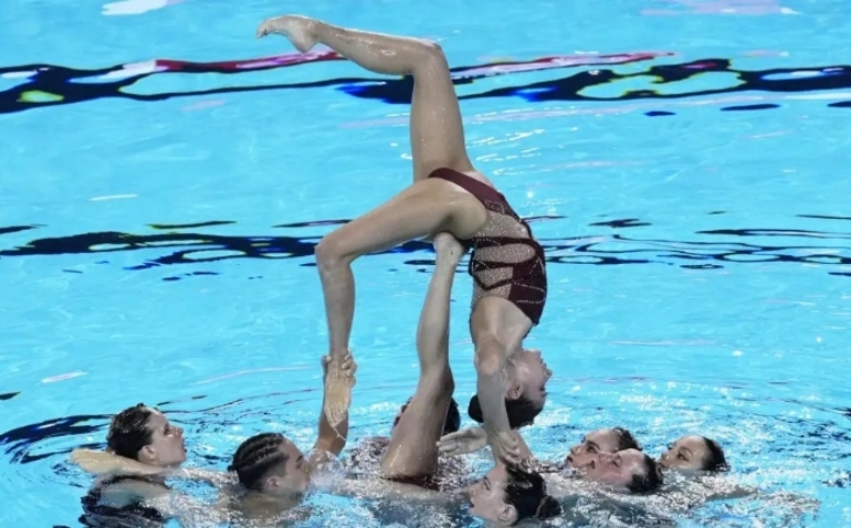 España regresa al podio de un Mundial de natación artística con un bronce en la rutina libre