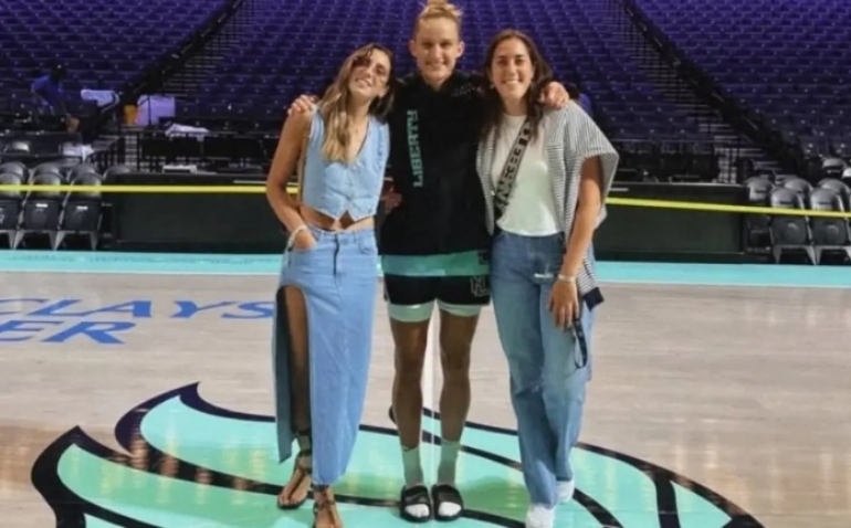 Mariona y Vega viajan a Nueva York para ver jugar a Leo Fiebich