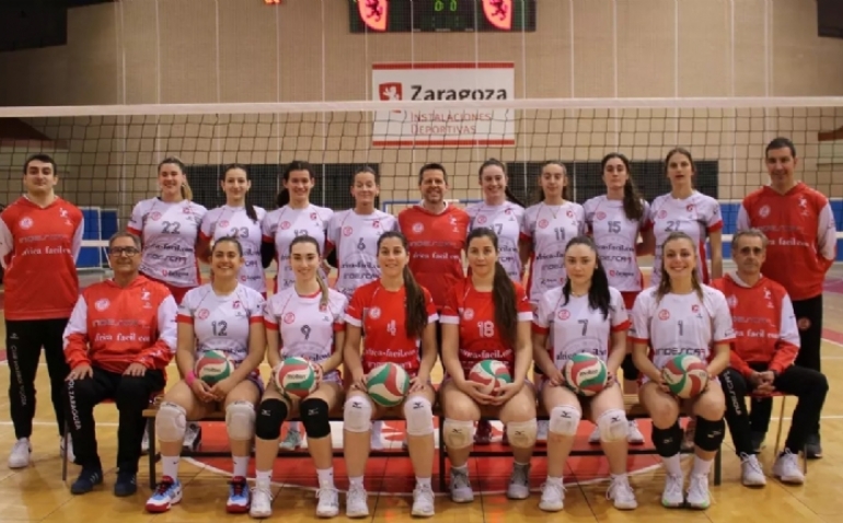El Club Voleibol Zaragoza Femenino quiere la permanencia en la Superliga 2
