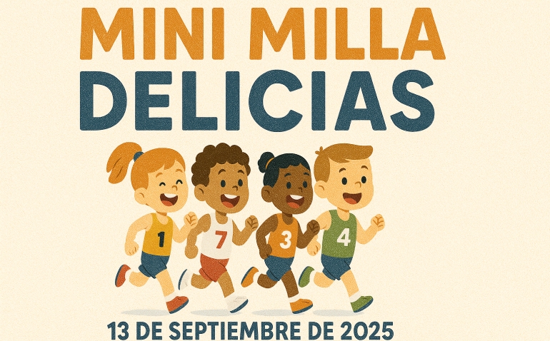 El atletismo infantil toma el testigo este sábado en la primera edición de la Mini Milla Delicias