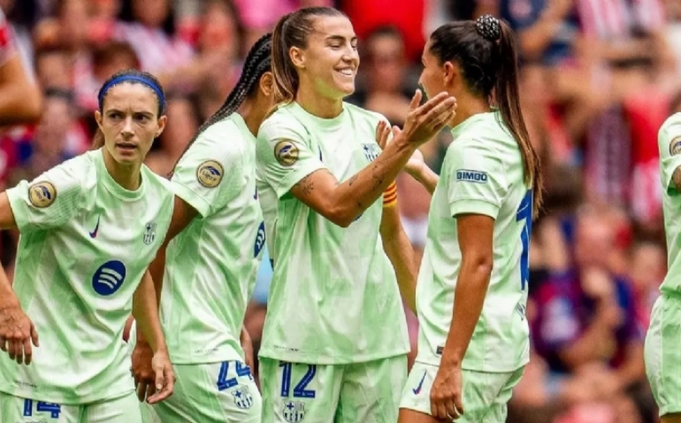 Un gol de Patri para recordar en el 1-8 del Barça al Athletic