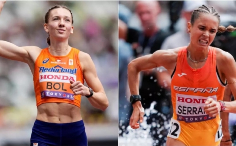 Femke Bol trota en las series y Marta Serrano da otro gran paso adelante