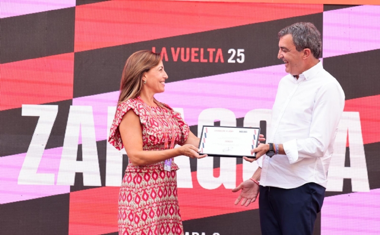Zaragoza recibe el sello Más Bici, que reconoce el compromiso de la ciudad con el uso diario de la bicicleta
