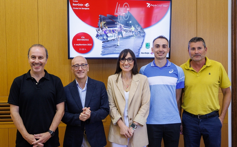 La Milla Delicias Ibercaja Ciudad de Zaragoza celebra su 40 aniversario como cita referente del atletismo popular y profesional