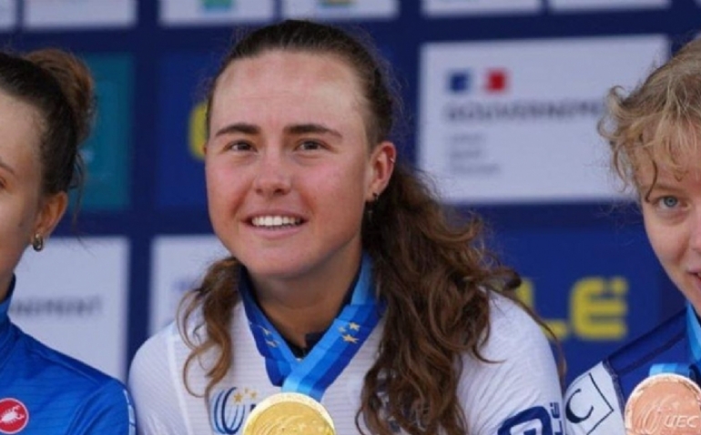 Las mujeres españolas hacen historia en el Europeo de ciclismo