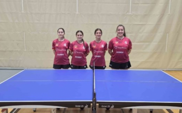 Comienza la liga nacional femenina de tenis de mesa 25-26