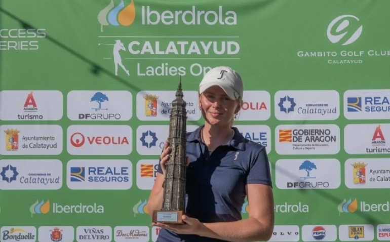 La victoria de la sueca Andrea Lignell acaba con la hegemonía inglesa en el Iberdrola Calatayud Ladies Open