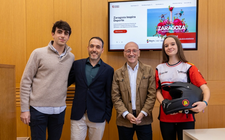 Zaragoza pone en marcha una plataforma digital para financiar proyectos de deportistas, clubes o centros escolares