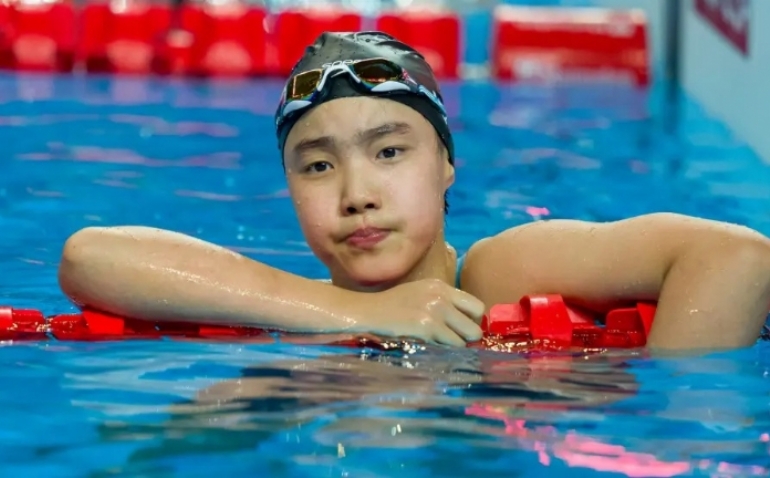 Yu Zidi, la niña prodigio que reescribe la historia de la natación asiática