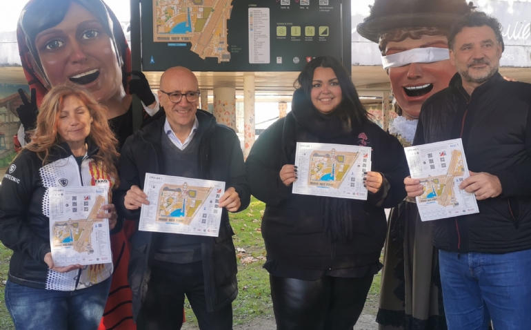 El Ayuntamiento de Zaragoza instala en Parque Goya el primer circuito permanente de orientación de la ciudad