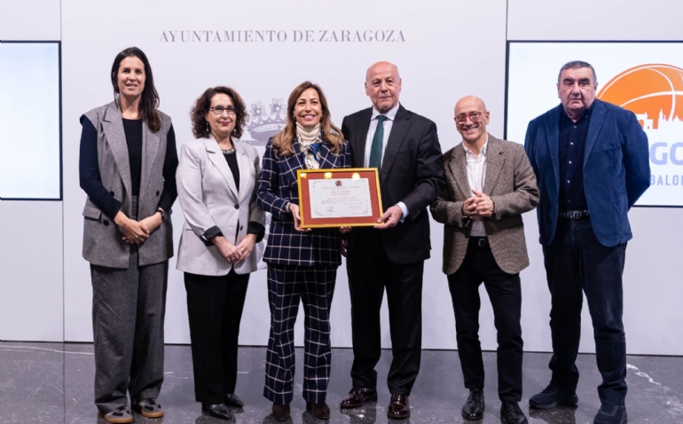 El Ayuntamiento nombra a Karina Rodríguez y Juan Antonio Corbalán Embajadores de «Zaragoza, Ciudad del Baloncesto»