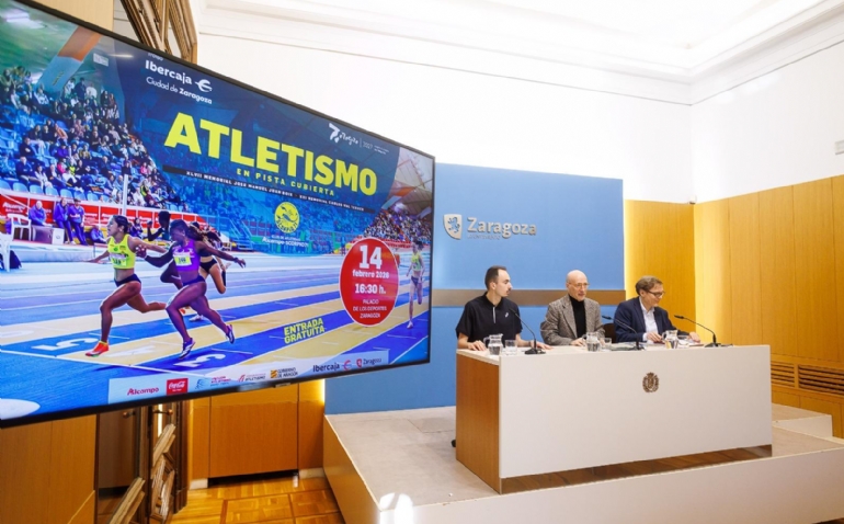 Atletas de alto nivel nacional e internacional se dan cita este sábado en el Trofeo Ibercaja Ciudad de Zaragoza en pista cubierta