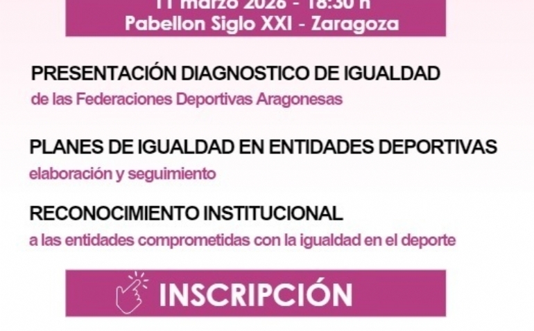 Jornada Formativa y de reconocimiento para entidades comprometidas con la igualdad en el deporte
