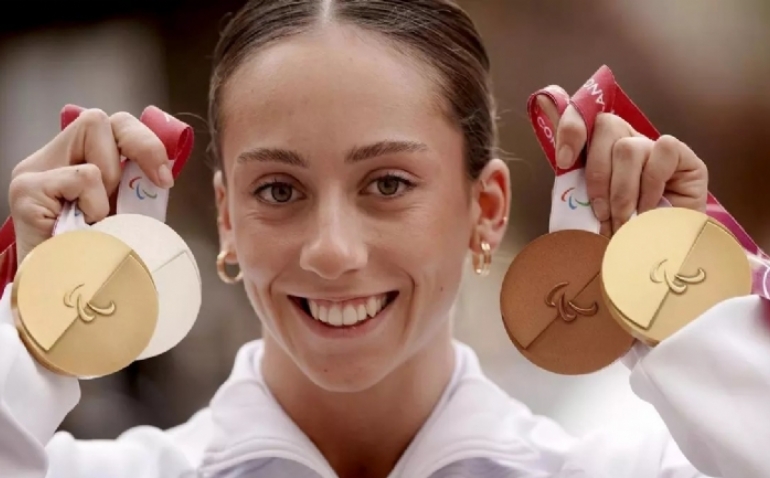 Audrey Pascual, ganadora de cuatro medallas paralímpicas: 