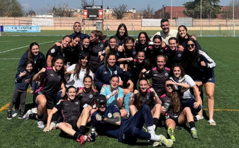 Triunfo a domicilio del Zaragoza CFF frente al Samper que le permite seguir luchando por el ascenso