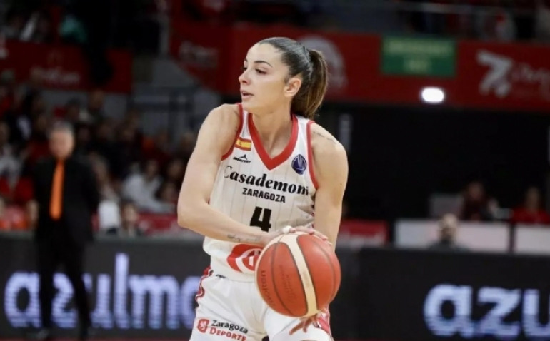Mariona Ortiz, jugadora del Casademont Zaragoza, candidata a la mejor jugada de la temporada en la Euroliga