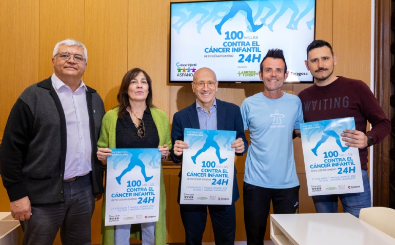 Correr 100 millas en 24 horas: el reto de César Gimeno contra el cáncer infantil
