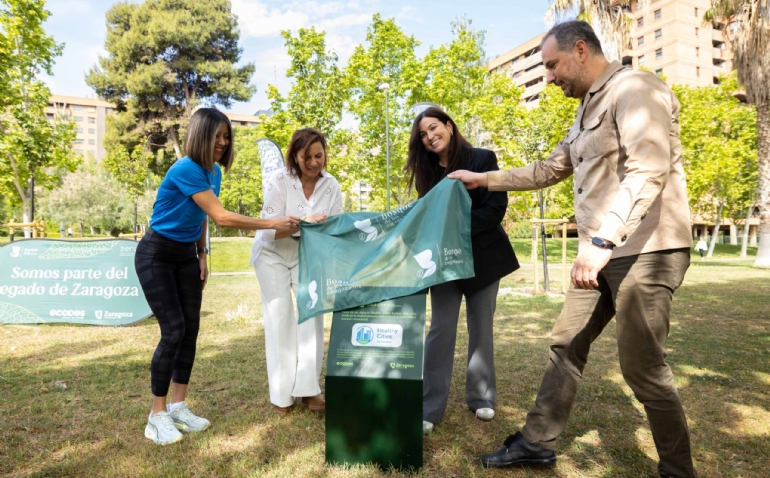 Zaragoza vuelve a colaborar con el reto «Healthy cities» de Sanitas para seguir impulsando, junto a sus participantes, el Bosque de los Zaragozanos