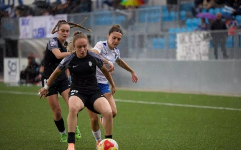 El Zaragoza CFF cae en la ida del 'playoff' de ascenso a Primera RFEF (1-2)